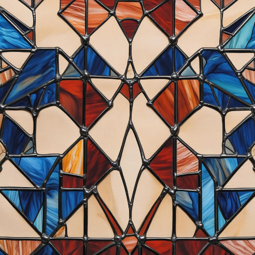 Vitrail géométrique